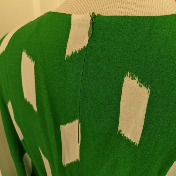 Roolee Vanessa dress, green and white- size medium - Picture 14 of 14